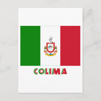 Colima Unofficial Flag Postcard