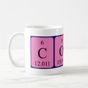 Colin periodic table name mug