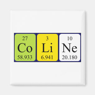 Coline periodic table name magnet