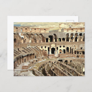 Coliseum Colosseum Rome Italy #4 Postcard