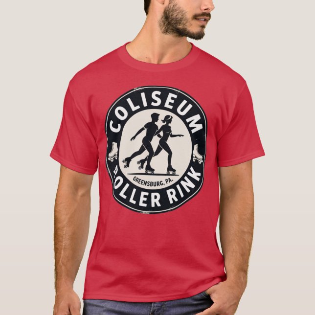 Coliseum Roller Rink - Greensburg, PA T-Shirt (Front)