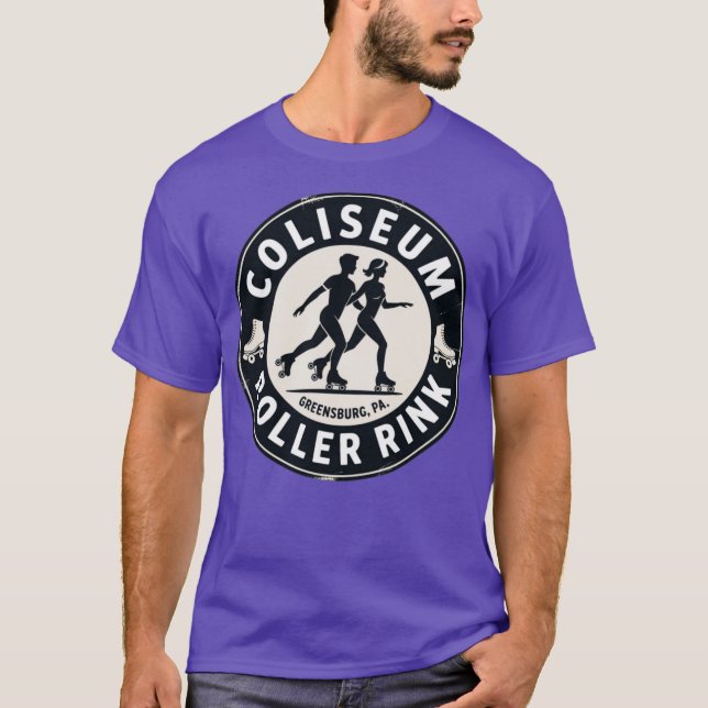 Coliseum Roller Rink - Greensburg, PA T-Shirt (Front)