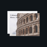 Coliseum, Rome, Italy Vintage Travel Tourism Add Postcard<br><div class="desc">It is beautiful artistic photography of Coliseum,  Rome,  Italy. It is best advertisement for travel to Rome,  Italy. This is Rome,  Italy,  Europe vintage travel postcards,  stunning vintage art post card.</div>