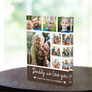 Collage 10 Photos gift for Dad