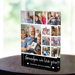 Collage 10 Photos Grandpa We Love You