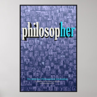 Collage 1 (Blue) Poster