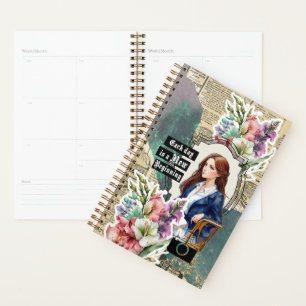 Collage Art August, Gladiolus Planner