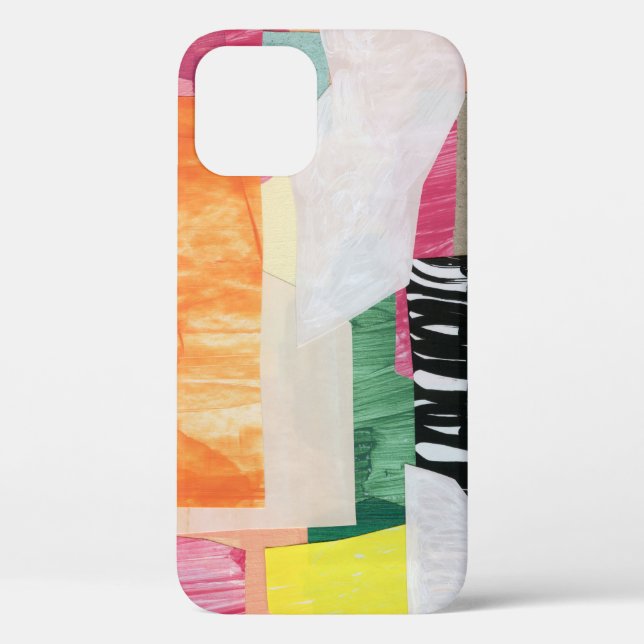 Collage art, modern colourful abstract. Case-Mate iPhone case (Back)