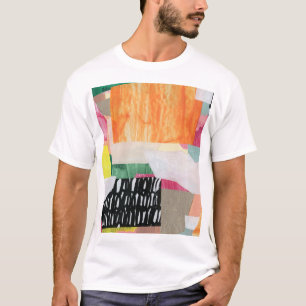 Collage art, modern colourful abstract. T-Shirt