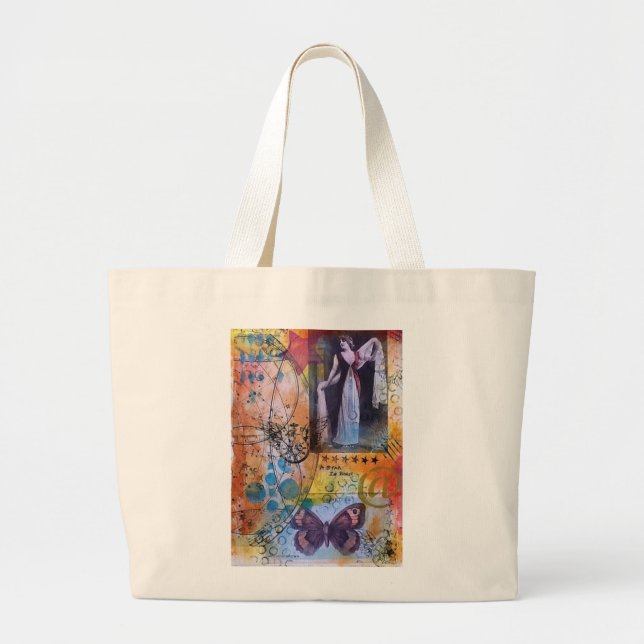 Collage Art Tote Bag (Front)