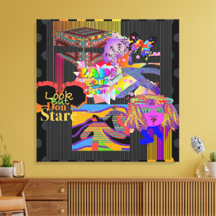 COLLAGE CANVAS PRINT