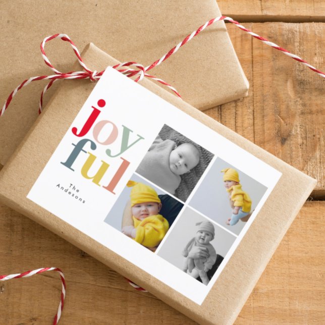 Collage Christmas Four Photos | Colourful Joyful Postcard (Creator Uploaded)