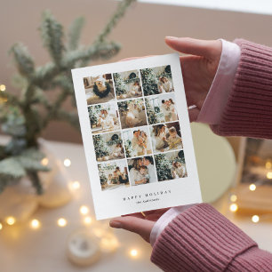 Collage Christmas Photo Happy Christmas Holiday