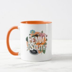 Collage Colour-blocked Mug