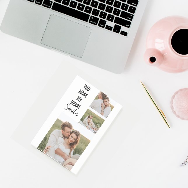 Collage Couple Photo & Lovely Romantic Quote Post-it Notes (Creator Uploaded)