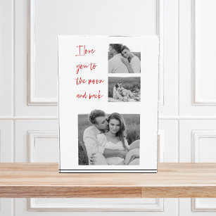 Collage Couple Photo & Romantic Quote Love You