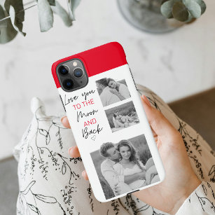 Collage Couple Photo & Romantic Quote To The Moon iPhone 11Pro Max Case