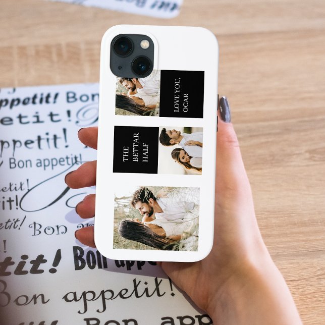 Collage  Couple Photo | Valentine Gift Case-Mate iPhone Case (Creator Uploaded)