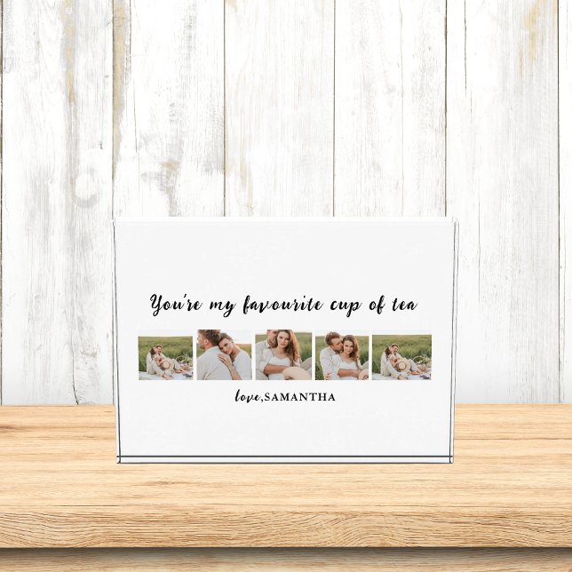 Collage Couple Photo & You Are My Cup Of Tea Quote Block (Creator Uploaded)