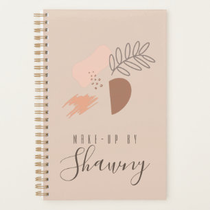 Collage Earth Tone Makeup Artist Salon Beauty Planner