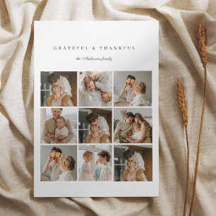 Collage Family Photo Grateful & Thankful Family