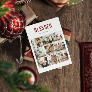  Collage Family Photo   Happy Holiday BLESSED