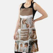 Collage Family Photo | Thankful Grateful Blessed Apron (Insitu)