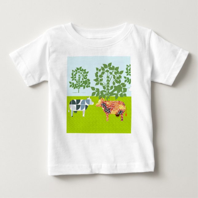 Collage for kids baby T-Shirt (Front)