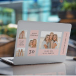 Collage Friend Photos | Happy Birthday Gift HP Laptop Skin<br><div class="desc">Collage Friend Photos | Happy Birthday Gift.Make your friend's birthday extra special with this custom-made gift featuring a collage of your favourite moments together! This personalised pink-themed birthday gift is available exclusively on Zazzle,  and it's the perfect way to show your friend how much they mean to you.</div>