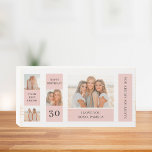 Collage Friend Photos | Happy Birthday Gift Wooden Box Sign<br><div class="desc">Collage Friend Photos | Happy Birthday Gift.Make your friend's birthday extra special with this custom-made gift featuring a collage of your favourite moments together! This personalised pink-themed birthday gift is available exclusively on Zazzle,  and it's the perfect way to show your friend how much they mean to you.</div>