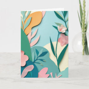 Collage Garden Bloom Card
