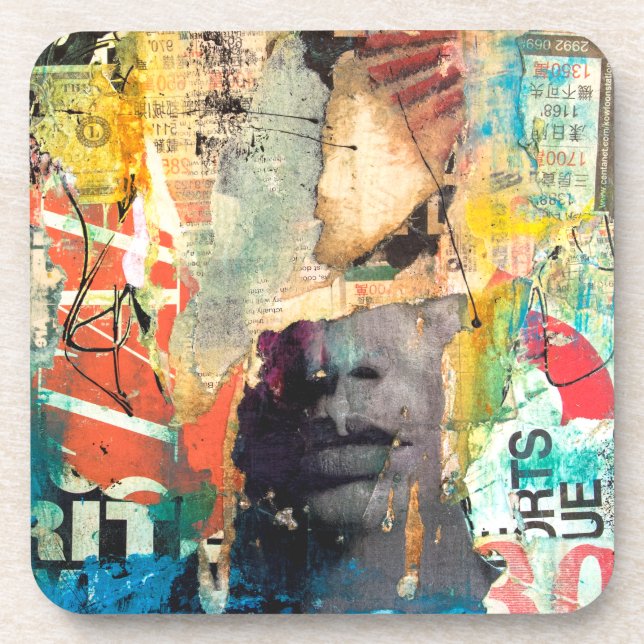 Collage Head Coaster (Front)