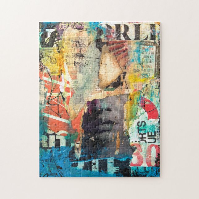 Collage Head Jigsaw Puzzle (Vertical)
