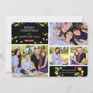 Collage Holiday Photo Card