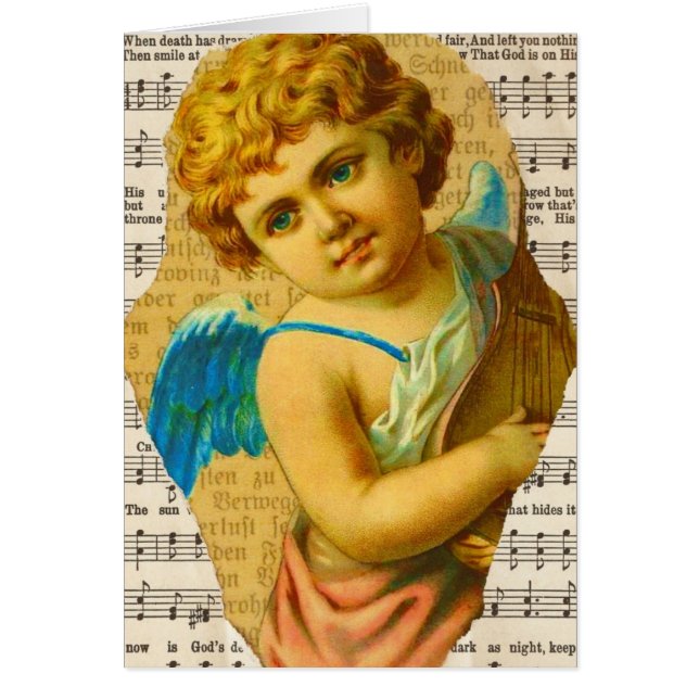 Collage In Progress, All Occasion Blank Greeting (Front)