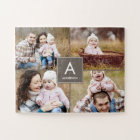 Collage Initial Custom Photo Puzzle