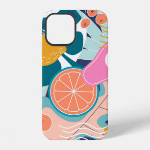 Collage modern floral seamless pattern. Modern exo iPhone 12 Case