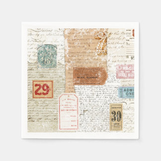 Collage Napkin
