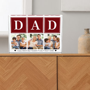 Collage of 3 photos for dad, Father's Day gift