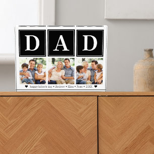 Collage of 3 photos for dad, Father's Day gift