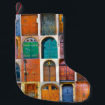 Collage of mediaeval front doors at Prague,  Czech Small Christmas Stocking<br><div class="desc">Collage of mediaeval front doors at Prague,   Czech Republic and Salzburg,   Austria. 
door,  wood,  ancient,  antique,  arch,  architectural,  architecture,  austria,  black,  bow,  brown,  building,  chapel,  church,  city,  closed,  collage,  colourful,  column,  compositevintage,  retro,  illustration, </div>