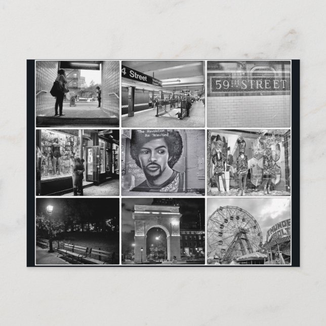 Collage of New York Post Card (Front)