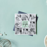 Collage Photo Best Grandpa Ever Pastel Mint Gift<br><div class="desc">This beautiful collage photo is the perfect way to express your love for your grandpa. Featuring the heartfelt message "We love you grandpa" in elegant lettering against a soothing pastel mint background, this piece captures the warmth and affection you feel for your grandpa. The collage design allows you to include...</div>