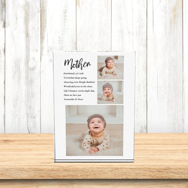 Collage Photo & Best Mother Quote Lovely Gift (Creator Uploaded)