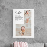 Collage Photo & Best Mother Quote Lovely Gift Canvas Print<br><div class="desc">Collage Photo & Best Mother Quote Lovely Gift. Best Personalised Gift For Mothers day,  Christmas,  Woman's day or Mum Birthday. Surprise Mum With a Gift That’s As Amazing As She Is.</div>