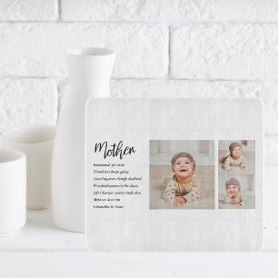Collage Photo & Best Mother Quote Lovely Gift Cutting Board