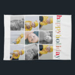 Collage Photo | Colourful Happy Holiday Tea Towel<br><div class="desc">Embrace the spirit of joy and celebration with our Colourful Happy Holiday Collage Photo,  a delightful addition to your festive decor or a thoughtful gift for your loved ones. This unique collage features a vibrant blend of holiday-themed snapshots,  capturing the essence of your cherished moments.</div>