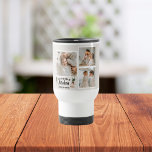 Collage Photo & Grandma Kitchen Is Always Open Travel Mug<br><div class="desc">Looking for the perfect gift for your grandma, or for anyone who loves spending time in the kitchen? Look no further than this unique and customisable product! Featuring a beautiful collage of your favourite photos, this design is sure to capture your memories and make them last. And with the charming...</div>