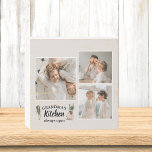 Collage Photo & Grandma Kitchen Is Always Open Wooden Box Sign<br><div class="desc">Looking for the perfect gift for your grandma, or for anyone who loves spending time in the kitchen? Look no further than this unique and customisable product! Featuring a beautiful collage of your favourite photos, this design is sure to capture your memories and make them last. And with the charming...</div>