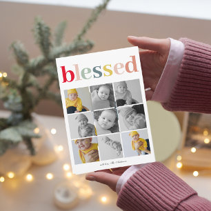 Collage Photo Happy Holiday Colourful Blessed